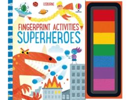 Livro Fingerprint Activities Superheroes de Fiona Watt (Inglês)