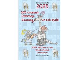 Livro 2025 365 croesair Cymraeg-Saesneg Un bob dydd de Keith Paul Lucas (Galês)