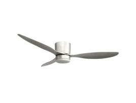 Ventilador NASIM DC prata LED verão inverno função controle remoto INTERLUSA