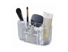 Crilex Organizador Transparente para Cremes Maquiagem Cosméticos Maquiagem 8 Compartimentos 59064