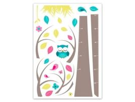 Adesivo infantil árvore - 70 x 50 cm - Multicolor