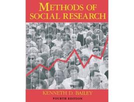 Livro Methods of Social Research 4th Edition de Kenneth Bailey (Inglês)