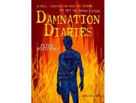 Livro Damnation Diaries de Peter Rostovsky (Inglês)