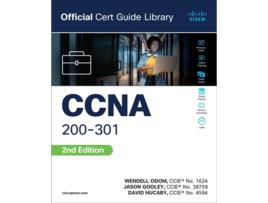 Livro CCNA 200-301 Official Cert Guide Library de Wendell Odom, David Hucaby et al. (Inglês)