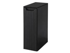 Móvel de casa de banho para lavatório Newport com porta 20x60x40 cm - Preto EN.CASA