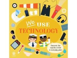 Livro We Use Technology Board Book de Kim Hankinson (Inglês - Capa Dura)