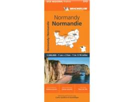 Livro Normandy - Michelin Regional Map 513 de Michelin (Inglês)