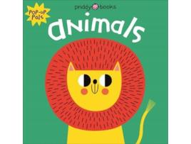 Livro Pop-Up Pals Animals de Roger Priddy (Inglês)