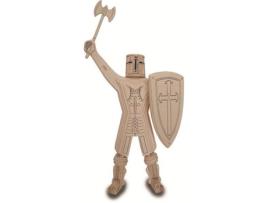 Kit de construção em madeira - QUAY - Cavaleiro Templário - FSC - Para montar você mesmo - Para crianças