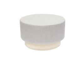 Pufe Cocooning Escandinavo - Diam. 60 cm - Cinza claro