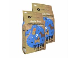 Pack 2x Ração Natural Superpremium Grain Free de salmão 12 kg Planeta Huerto