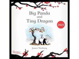 Livro Big Panda and Tiny Dragon 2025 Wall Calendar de James Norbury (Inglês)