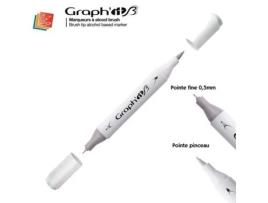 Marcador de álcool GraphIT Brush Marker da GraphIT - Tabela de cores Graphit 8112 - sage gree