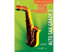 Livro Graded Playalong Series Alto Saxophone Grade 3 de Bennett e Ned (Inglês)