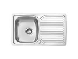 Lava-Loiça JASSFERRY com 1 cuba, aço inoxidável 80 x 48 cm