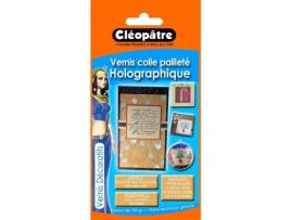 Verniz cola glitter holográfico - CLÉOPATRE - 100 g - Secagem rápida - Resistente à água - Eco-responsável