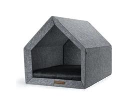 Casota Pethome Ecological Dog Kennel REXPRODUCT (Cinzento Claro E Grafite - M)