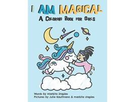 Livro I Am Magical A Coloring Book for Girls Curly Crew Series de Markita Staples (Inglês)
