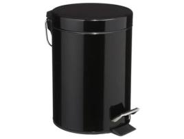 Lixeira metálica - Preto