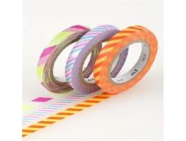 Fita Adesiva Slim Twist B - Conjunto 3 Rolos 6mm x 10m