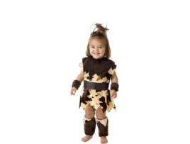 Fato de troglodita ou homem das cavernas para bebé