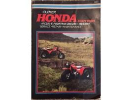 Livro Honda ATC250 amp Fourtrax 200-250 Service Repair Manual de Penton Staff (Inglês)