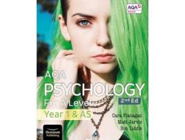 Livro AQA Psychology for A Level Year 1 amp AS Student Book 2nd Edition de Cara Flanagan (Inglês)