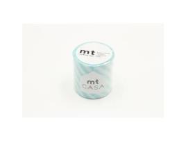 Fita adesiva - MT - CASA RAYÉ aqua - listra azul menta - papel washi