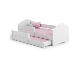 Cama dupla 160 x 80 com colchões e estrados incluídos Kobi Wave