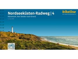 Livro Nordseekusten Radweg 4 Von Tønder nach Grena de L'équipe bikeline (Alemão)