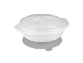 Ventosa para bebê - TOM ET ZOE - 13,5 x 15 cm - Cinza - Polipropileno - Sem bisfenol