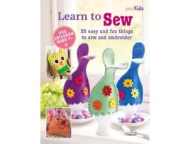 Livro Childrens Learn to Sew Book de CICO Books (Inglês)