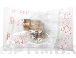 Cotovelo Macho-Fêmea de Latão METALGRUP