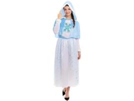 Fato de princesa da neve para mulher