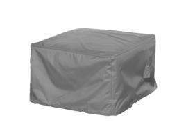 Capa Protetora para Mesa de Centro de Jardim 100X100X45Cm Poliéster Tecido Oxford 600D Cor: Cinza MEHR GARTEN