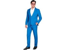 Engraçado e elegante terno Mr. blue para homens