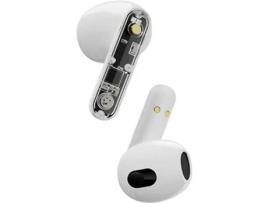 Auriculares Bluetooth True Wireless STREETZ T150 (Outlet Caixa Aberta - In Ear - Microfone - Branco)