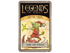 Livro Legends of Wales Battle Cards Gods and Goblins de Huw Aaron (Inglês)