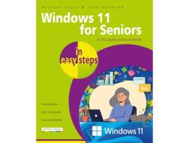 Livro Windows 11 for Seniors in easy steps de Michael Price e Nick Vandome (Inglês)