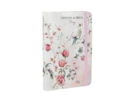 Livro Flowers amp Birds Peony A6 Notebook de Hunter e Lucy (Inglês - Capa Dura)