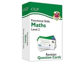 Livro Functional Skills Maths Revision Question Cards - Level 2 de CGP Books (Inglês)