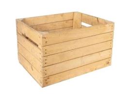 Conjunto Deco Criativo de 3 Caixas de Madeira Leve Vintage 50x40x30 cm | Caixa de vinho de madeira | Caixa de madeira | Fruta | Caixa de armazenamento