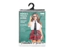 Fantasia Erótica TEACHER’S PET School Girl (Vermelho - Tamanho único)