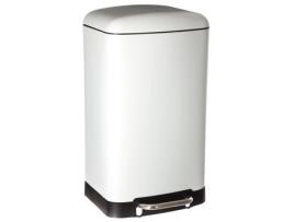 Lixeira com pedal Ariane - 30 L - Branco