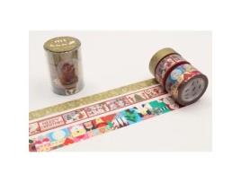 Fita Mascarante MT NOEL - SET C - Fita adesiva decorativa (MT) Multicolor - Marca MASKING TAPE (MT)