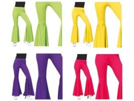 Calça Bell Bottom Elástica Tamanho M (Médio) em diversas cores para mulheres