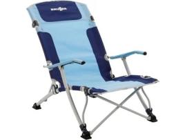 Cadeira dobrável - Brunner - Bula XL - Azul - 1 lugar - 100 kg máx.
