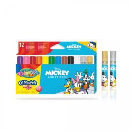 Caixa 12 Cores Óleo Pastel Mickey 