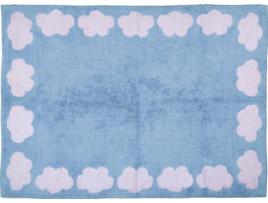 Tapete ARATEXTIL Nube (Algodão - Azul - 120x160cm)