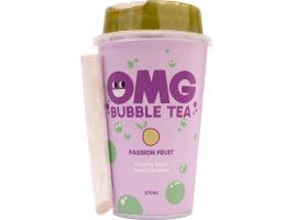 Bubble Tea Omg Maracujá C/ Bolhas Maçã 0.27l